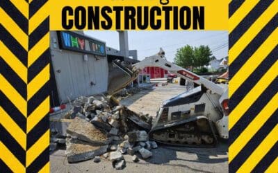 Our patio is getting glammed up…but we are still OPEN! Enjoy a snack or dinner inside our air conditioned dining room and bar! Trivia starts at 6pm tonight! #openduringconstruction #waituntilyouseeournewpatio #whym #seacoasteats #seacoastbrewery