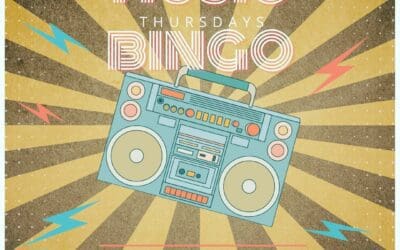 Come down and play music bingo tonight! It’s free to play and you can enjoy the air conditioned inside, or get some sunshine on our newly updated patio while you win prizes!