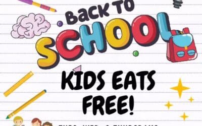 Have an AWESOME back to school week everyone! Parents…we know how crazy the next two weeks are, let us do the cooking! Kids can get a free kids meal (with the purchase of an adult meal) Tuesday, Wednesday, and Thursday…this week AND next week! #whymfamilies #seacoasteats #backtoschool #whym