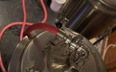 Every brewer understands that cleaning and sanitation are among, if not the most, important steps in producing quality beer. Here at Whym, we take every step of the process seriously, from grain to glass. We take pride in serving you the best beer we can produce. This tank will soon hold this year’s batch of Sanford Red, an American red ale brewed in collaboration with the Hampton, NH Fire Dept for the second annual Pub Crawl Against Cancer happening on October 7. We hope to see you there to celebrate great beer for a great cause! #communitylove #whymlove #seacoastbrew #nhbrewery