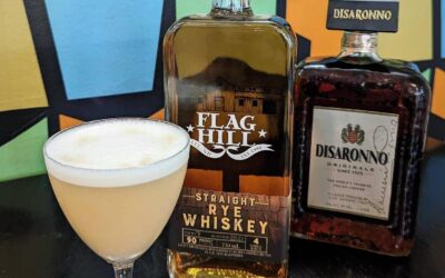 Another week, another new cocktail for the colder months to come. Introducing Velvet Goldmine. Our third concoction with our friends at @flag_hill , this cocktail incorporates their rye whiskey, along with Amaretto Disaronno, lemon juice, maple syrup and egg white. For aromatics, we float a few drops of chocolate bitters on top to drive this drink home. The result is a deliciously smooth drink that balances sweet and tart to take you to a happy place on even the darkest day. #whymcocktails #whymlove #seacoastdrinks