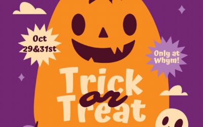 We don’t want anyone getting the rainy day blues…so we extended our Kids in Costumes Eat Free deal! Bring your costumed kids to Whym today and on Halloween for a free meal (with an adult entree purchase). #whymloveshalloween #costumeparty #whymkids