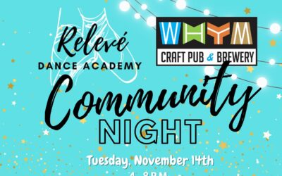 Mark your calendars, Whym will be hosting a community night to benefit @relevedancenh Competition Team on Tuesday, November 14th. Here’s how it works: Head to Whym and enjoy happy hour, an appetizer, or bring the whole family for dinner on 11/14. That’s literally it! Whym will be donating a percentage, so the more people that show up, the bigger the donation! Small businesses are super important to us, especially the ones in our community. Help this awesome group of dancers out! 🩰 #smallbusinesseveryday #whymcommunity #seacoastbusinesses