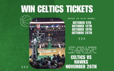 Celtics are on fire! Let us send you to a game…in our amazing seats! Due to the events last week, some guests were unable to attend. Therefore, we are offering a Bonus Round right at 6:30pm. The winner of this Bonus Round will be added to October’s list of winners. DJ Alex will be drawing a winner for the NOVEMBER 26th game against the Hawks. After the bonus round, regular Music Bingo will begin! November’s winners are playing for December 12th’s Celtics vs Cavs game. #musicbingo #celticstickets #whymbrewery