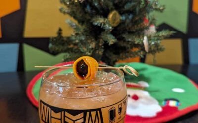 The age old question: Is Die Hard a Christmas movie? Here at WHYM, out answer is a resounding YES! This cocktail is named Nakatomi Plaza, after the building in which John McClane heroically fends off Hans Gruber that one fateful Christmas Eve. This drink features Suntory Toki Japanese Whisky, Heering Cherry Liqueur, Yellow Chartreuse, Fresh Squeezed OJ, Lemon, and Demerara sugar. After one sip, you’ll be saying yippee-ki-yay! #christmasatwhym #whymcocktails #seacoastdrinks