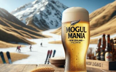 On Draft Now! Embrace the crisp, adventurous spirit of ‘Mogul Mania,’ a New Zealand Pilsner that’s a celebration of the great outdoors. Crafted with a foundation of 100% pilsner malt, this beer offers a crisp profile, typical of a classic Pilsner. It’s elevated by the distinct character of New Zealand hops, Nectaron and Nelson Sauvin, bringing forward a unique combination of fruity aromas and a firmly balanced bitterness. Whether it’s to relax after a thrilling day on the ski slopes or to add a refreshing touch to any gathering, ‘Mogul Mania’ promises a delightful blend of traditional crispness and innovative flavors. #CaskAle #RealAle #Mogulmania @nhbeertrail
