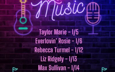 Tonight‘s live music with @everlovin_rosie is still on, but will begin at 5PM!