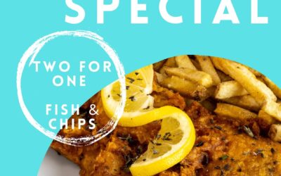 Have you heard about Whym’s Two for Tuesday special? For dine-in only, you can get TWO Fish & Chips for the price of one! Grab a friend and head on in. 🍽️