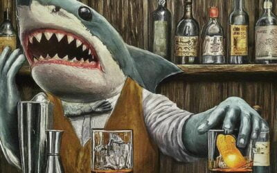 Come celebrate Shark Week at WHYM! We’ve whipped together 4 awesome libations to sip while you watch your favorite shark themed television. You Can’t See Me is an herbatious clarified punch containing Cathedral Ledge Aquavit, Lillet Blanc, Cocchi Americano, lemon juice, and honey simple syrup. The Meg might just be our largest cocktail poured to date. It’s got Espalon Blanco Tequila, Blue Curacao, Dragon fruit simple, and lime juice. That all gets poured into a half liter mug with ice before being topped off with our crisp and refreshing TPW lager. Sharknado is a tasty treat featuring concord grape infused Tito’s, Blue Curacao, Dolin Dry, and lemon juice. This one gets poured neat into an absinthe rinsed glass. Last but certainly not least is the Deep Blue Sea. This tiki drink blends together Sailor Jerry Spiced Rum, Blue Curacao, pineapple juice, lemon juice, and orange simple syrup before being topped up with a touch of coconut milk. These are only available for a limited time, so come grab ‘em before they’re gone! #sharks #sharkweek #whymcocktails