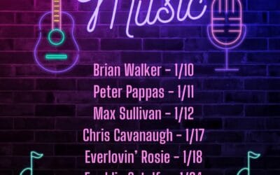 Oh hey there January, we got you! Check out all the things we have in store this month: – Live Music Fridays, Saturdays, and every other Sunday – Tuesdays: Bourbon & Beats – Wednesdays: Cribbage for a Cause – Thursday: Music Bingo – Sunday: Fresh, house-made bagels and Brunch Specials – All Month: Ginuary #whymeveryday #januaryhappenings #ginuary #seacoastmusic