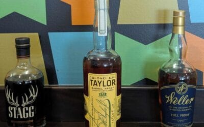 It’s Bourbon and Beats night! This week’s featured bourbons…barrel proof selections for the cold weather.